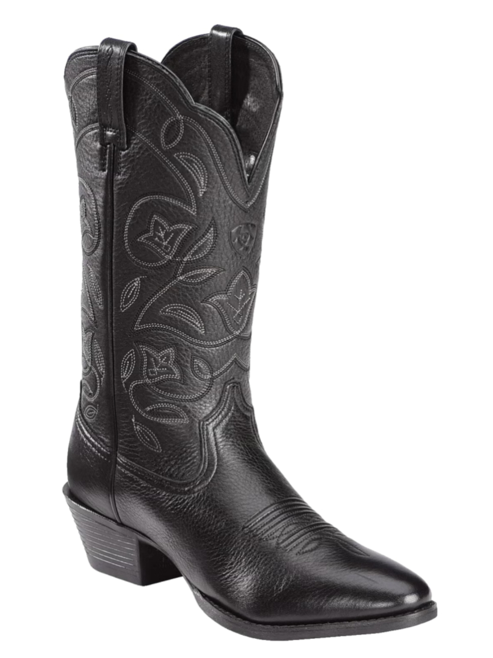 Ariat Heritage Western Full Grain Leather Boot Black size 10 B style 10001037